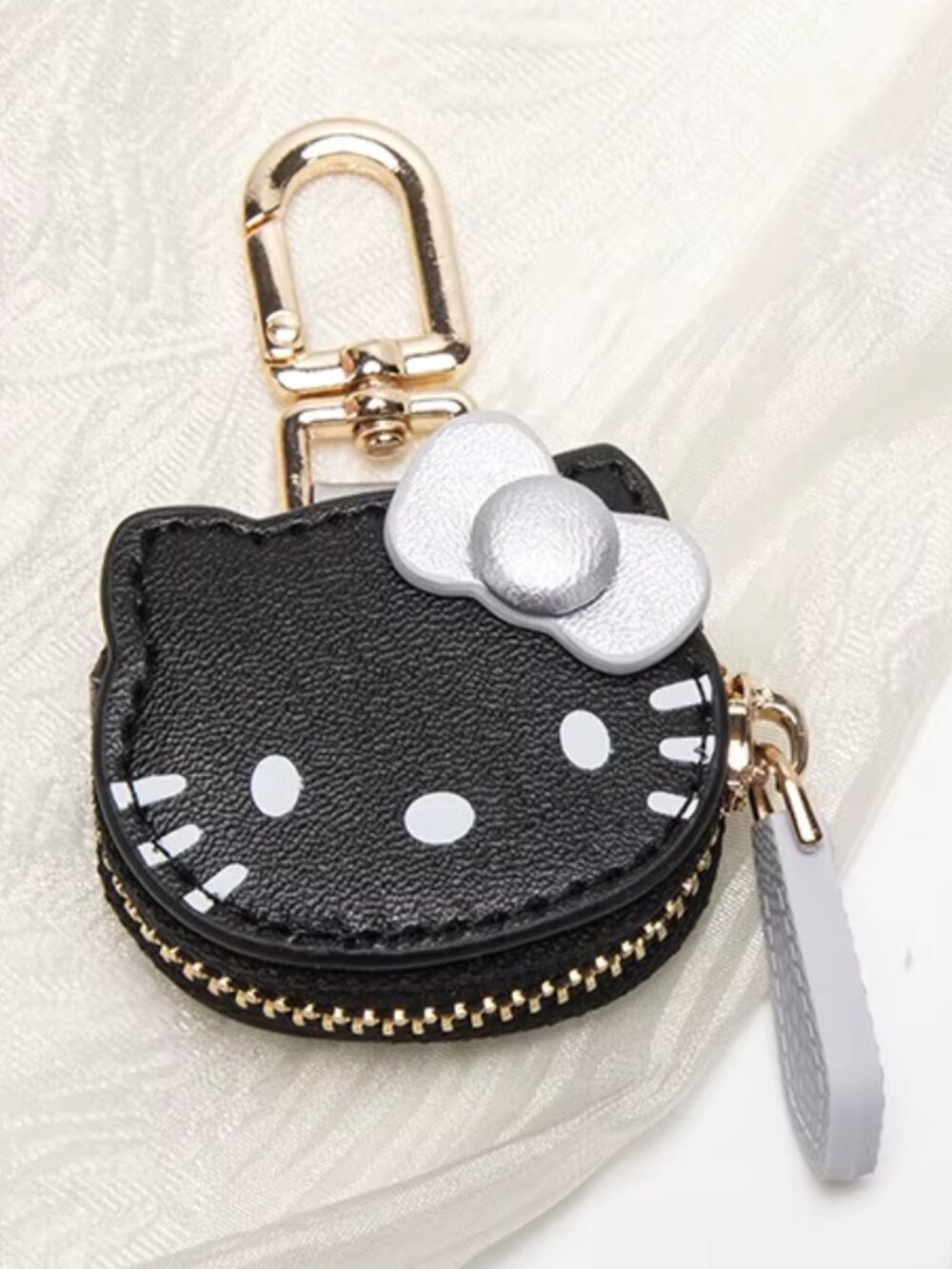 Sanrio Hello Kitty Key Chain Key Ring Bag / Backpack Pendant Leather Ltd. Ed.